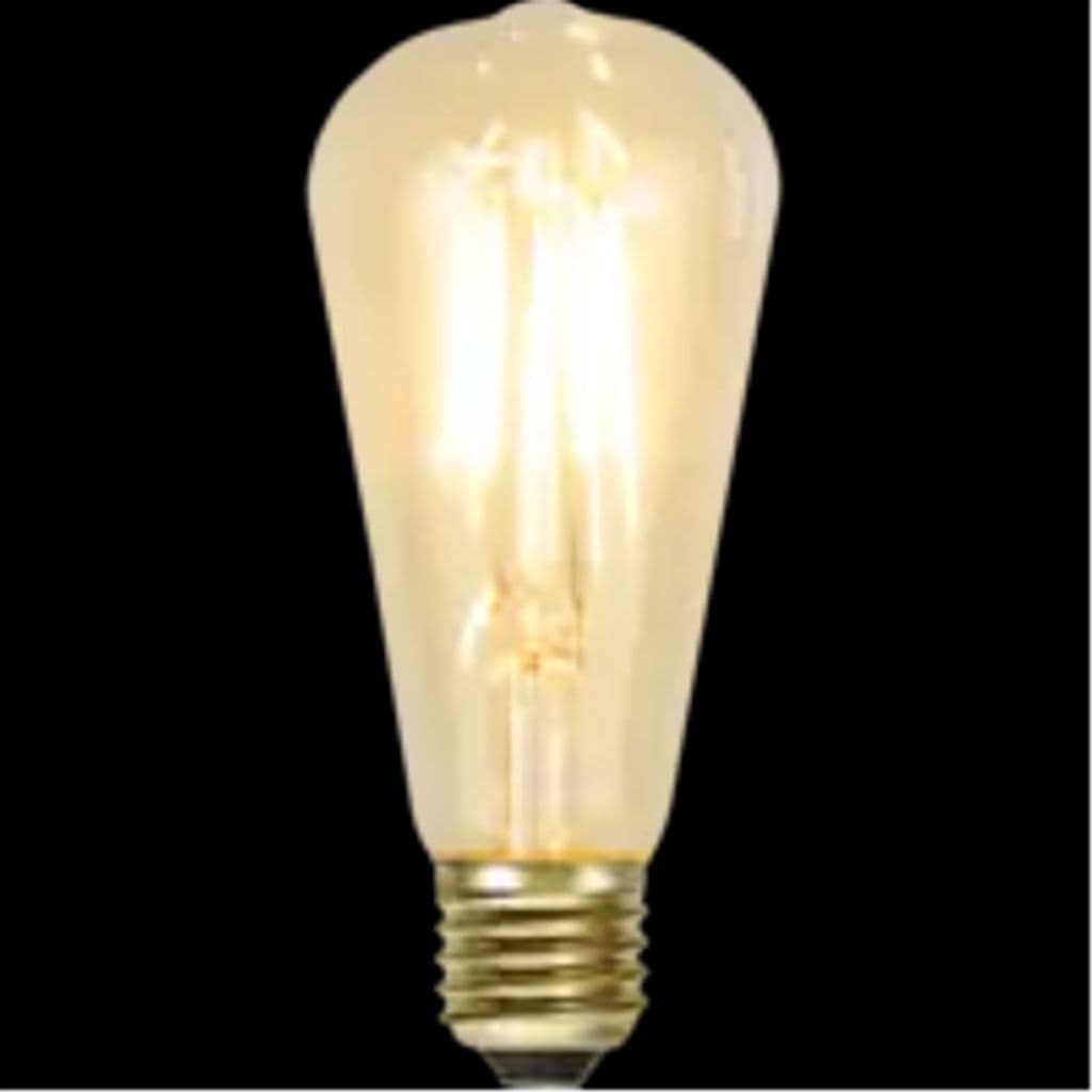 LED-lampe E27 ST58 Soft Glow 140Lm 2100K, dimbar - Varmhvit