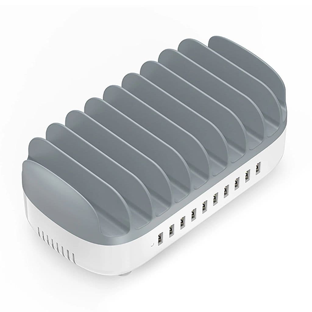 Orico Smart Ladestasjon 10 x USB-A - Hvit