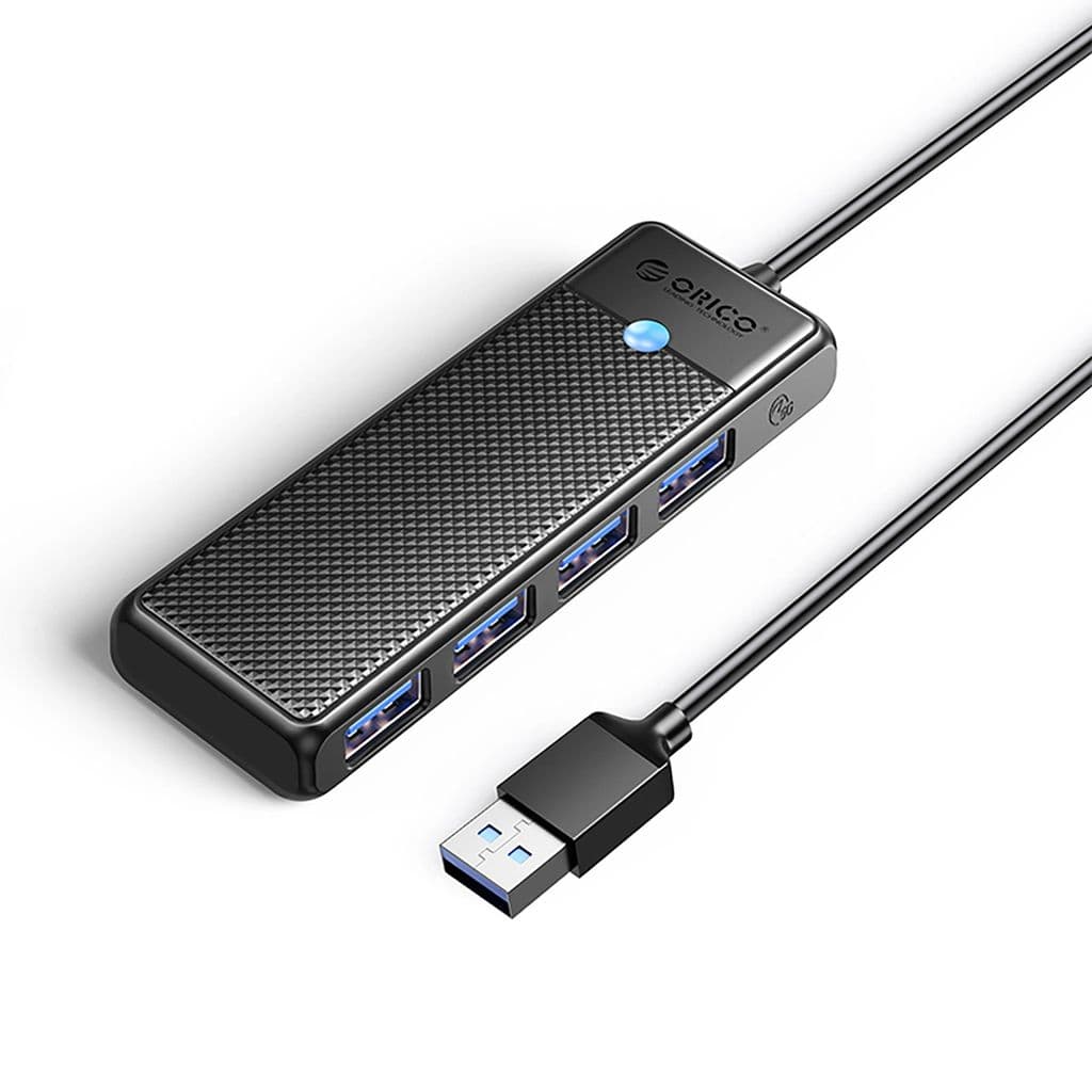 Orico USB-C Hub 4x USB-A 3.0 - Svart