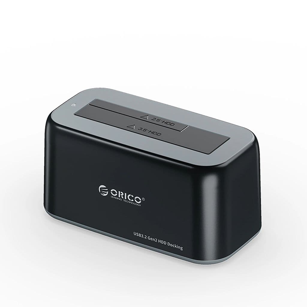 Orico Dokkingstasjon for 2,5"/3,5" SATA HDD/SSD - Svart