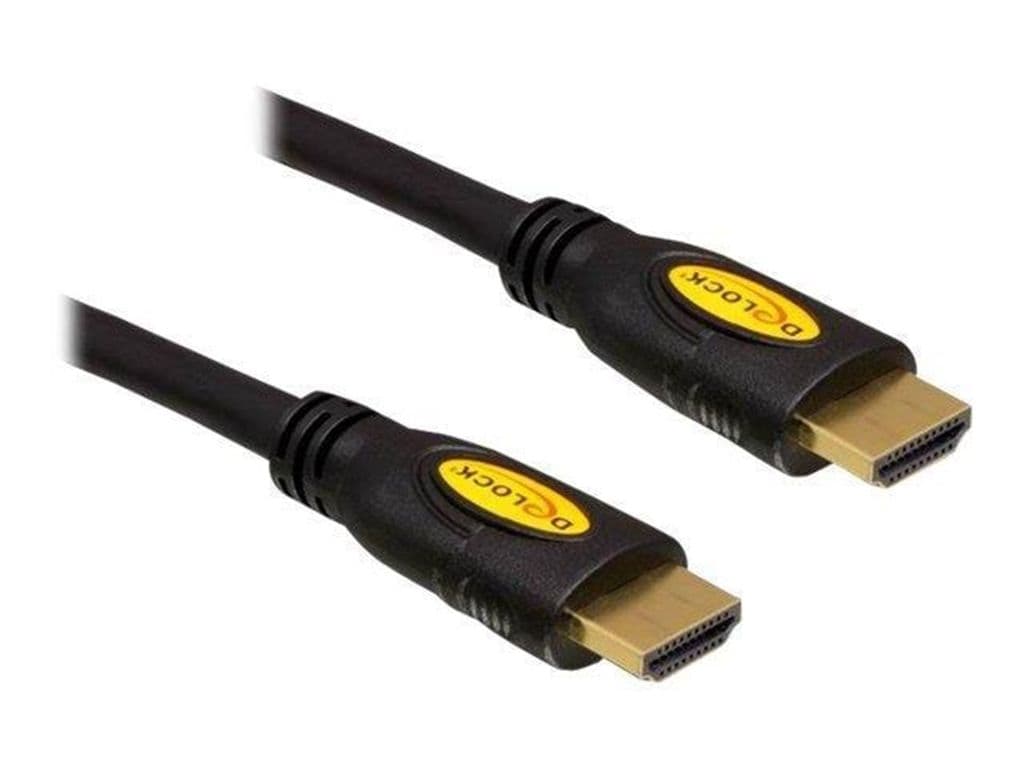 Delock Høyhastighets HDMI-kabel med Ethernet 4K, 2m