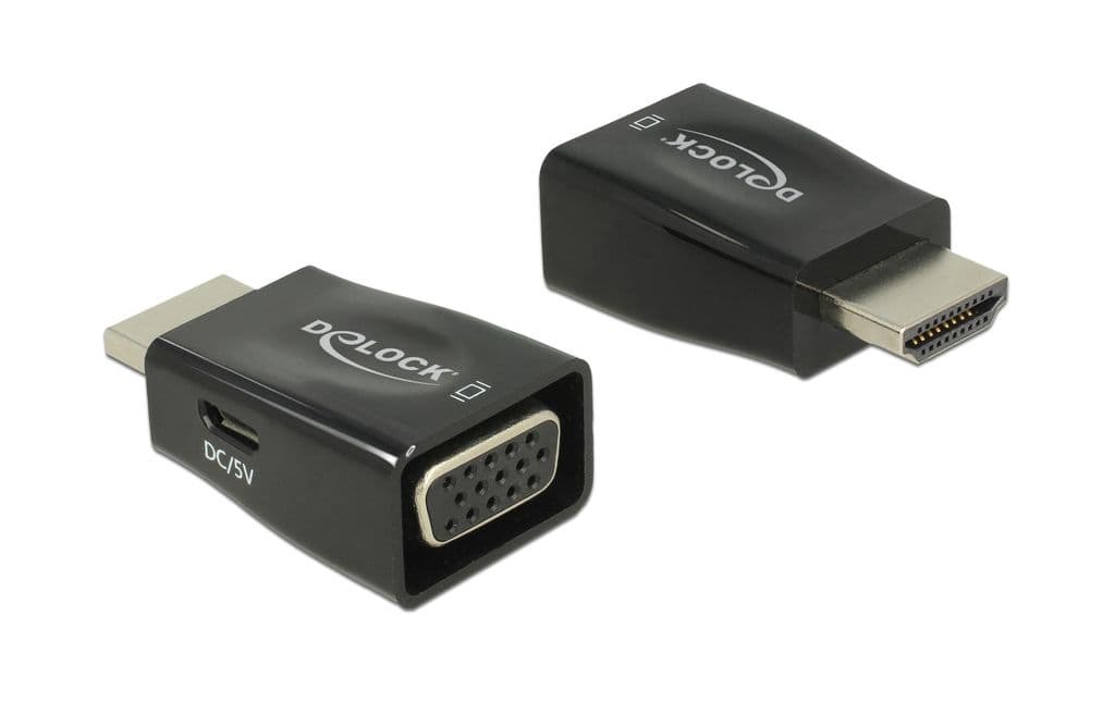 Delock-adapter HDMI-hann til VGA-hun