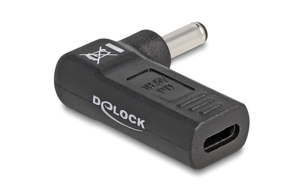 Delock-adapter for ladekabel for bærbar PC USB-C hunn til Dell 4,5 x 3 mm hann