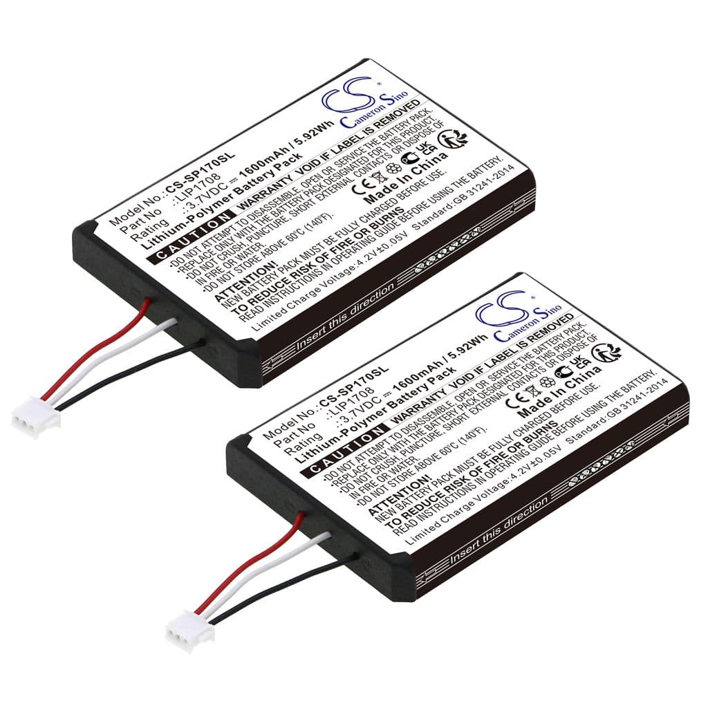 Batteri til Sony PS5 DualSense CFI-1015A / CFI-ZCT1W – 2-pakning