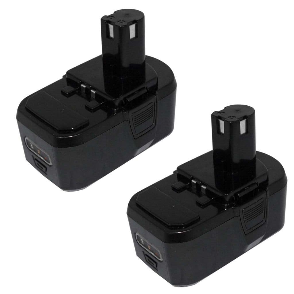 Batteri til Ryobi 18V ONE + 18V 5000mAh - 2-pakning