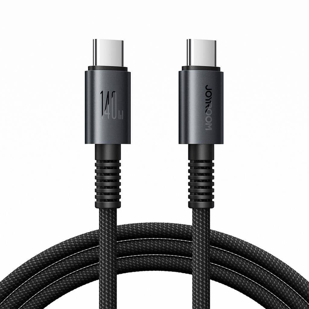 Joyroom AC40 USB-C Hurtiglade- og datakabel 140W 480mbps, 2m - Svart