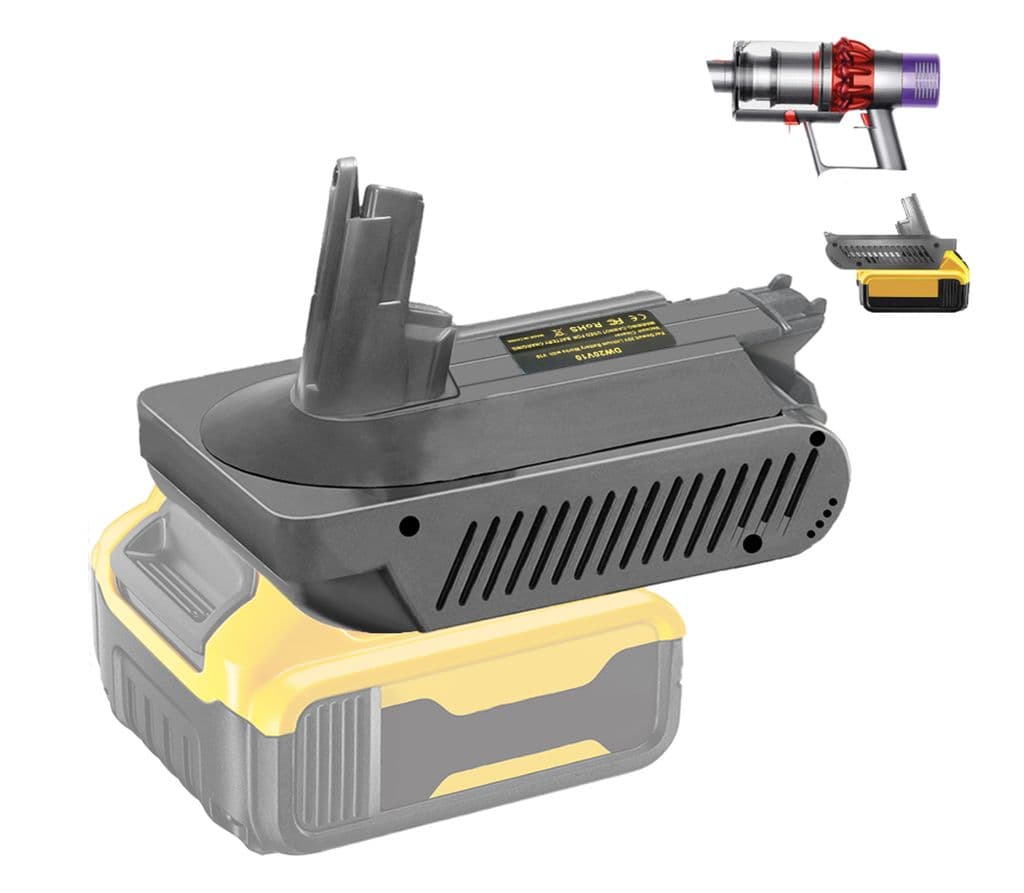 Batteriadapter Dewalt 20V for Dyson V10 støvsuger