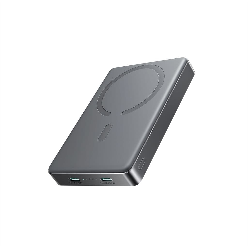 SiGN Ultratynn Magnetisk Powerbank 10000mAh, 22.5W - Grå