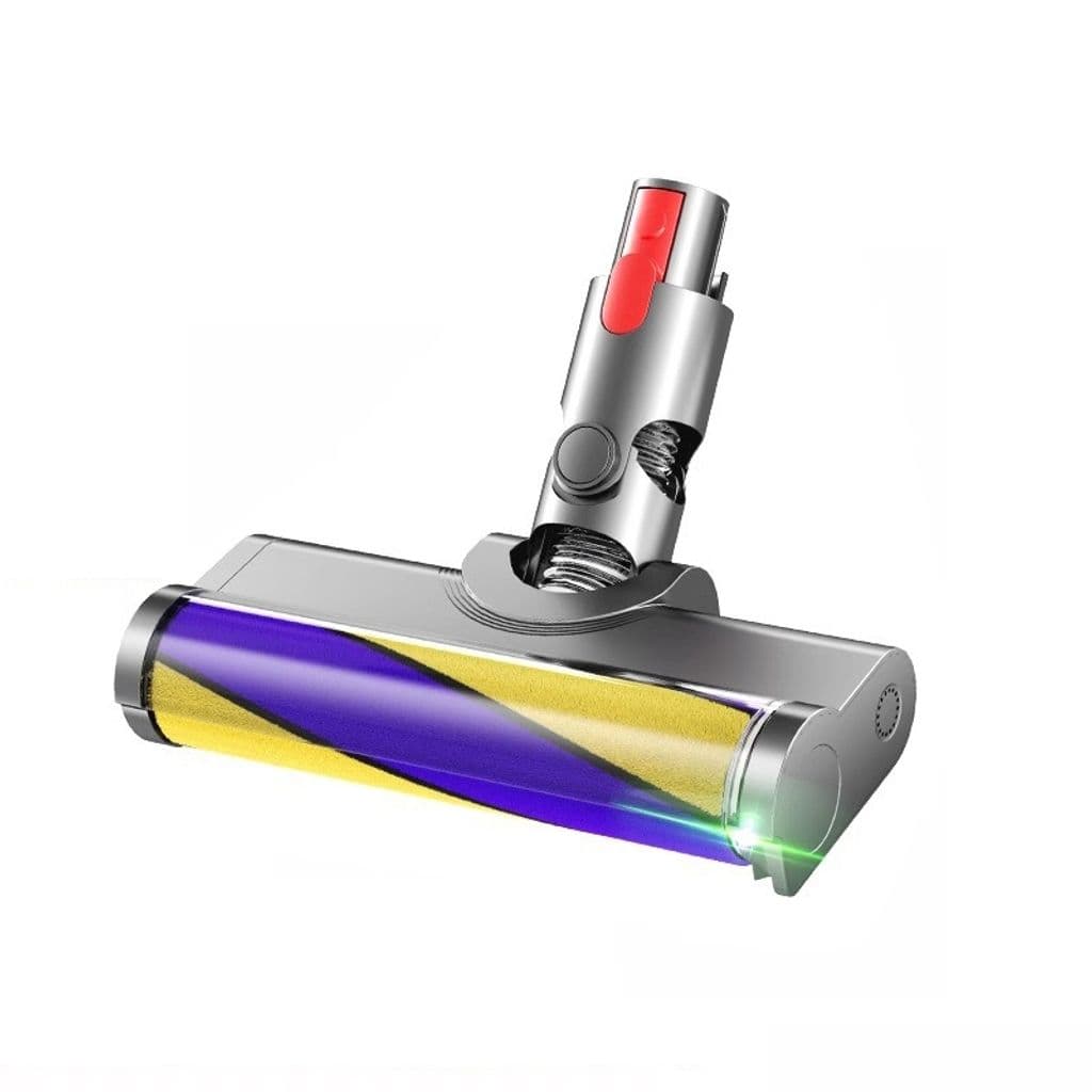 Gulvmunnstykke med myk børsterull og grønn LED-lampe til Dyson V7/V8/V10/V11/V15