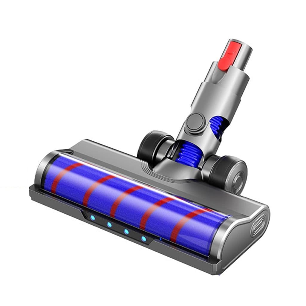 Dyson V10 Slim/V12 Slim motorisert gulvbørstehode med LED og myk fløyelsbørste