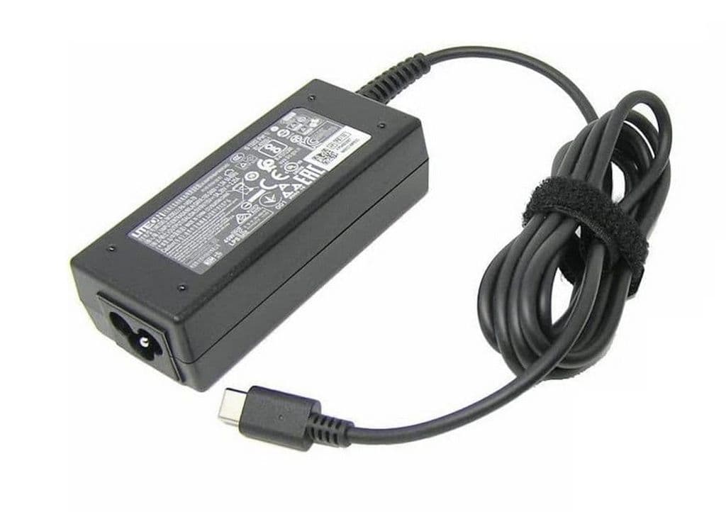 Acer strømadapter 45W TYPE-C A045RP05P SVART