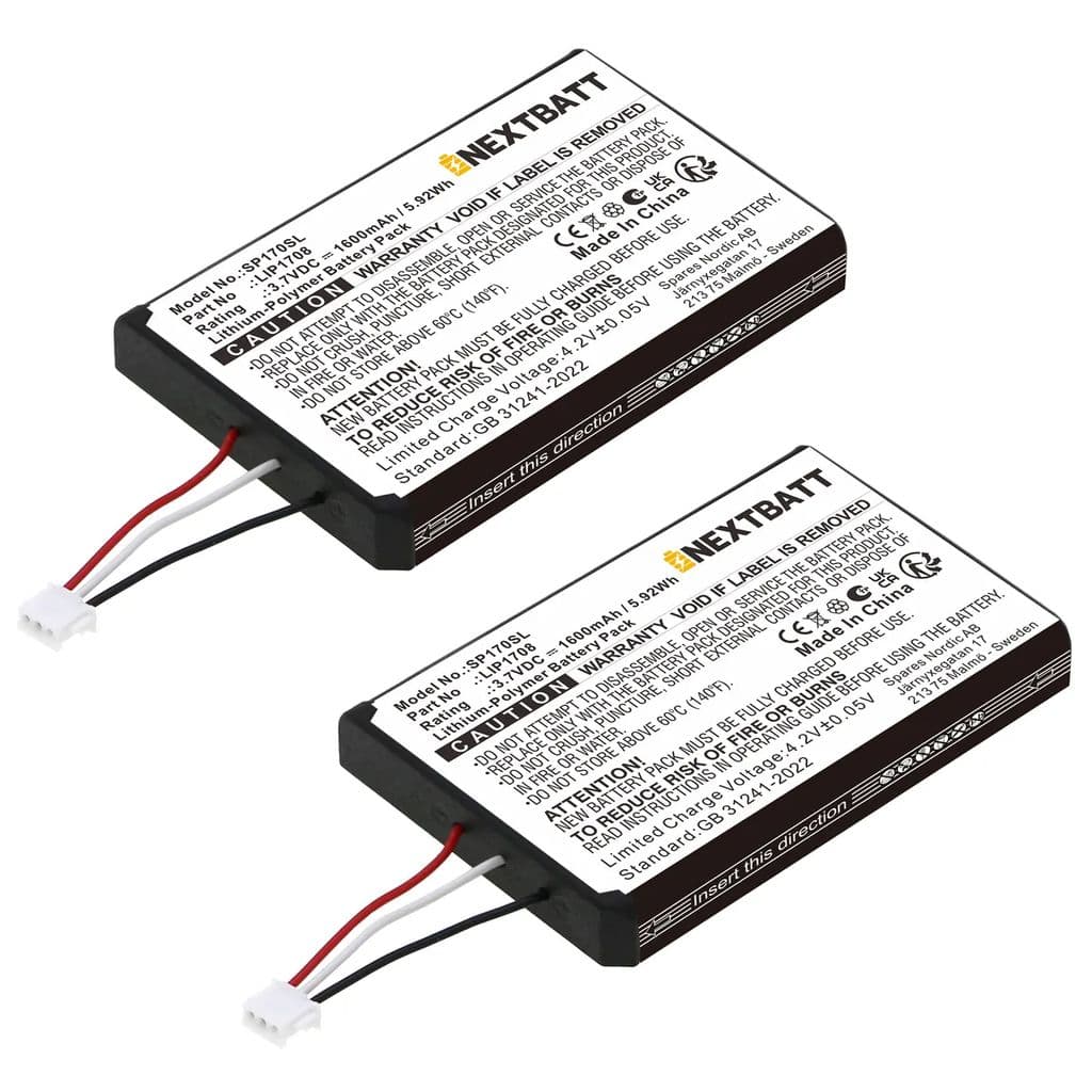 Batteri til Sony PS5 DualSense CFI-1015A / CFI-ZCT1W – 2-pakning