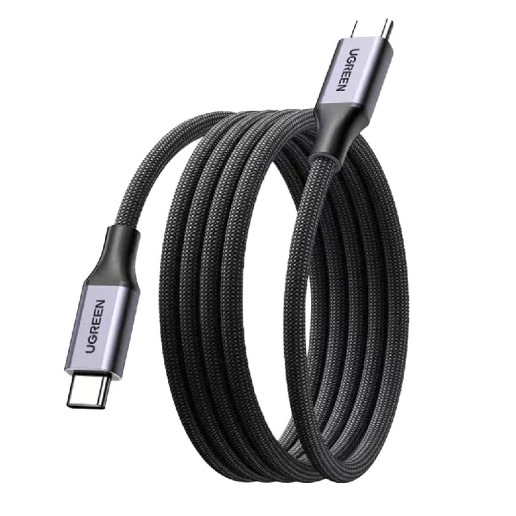 UGREEN USB-C til USB-C PD magnetisk hurtigladekabel 100W, 1m - Space Gray