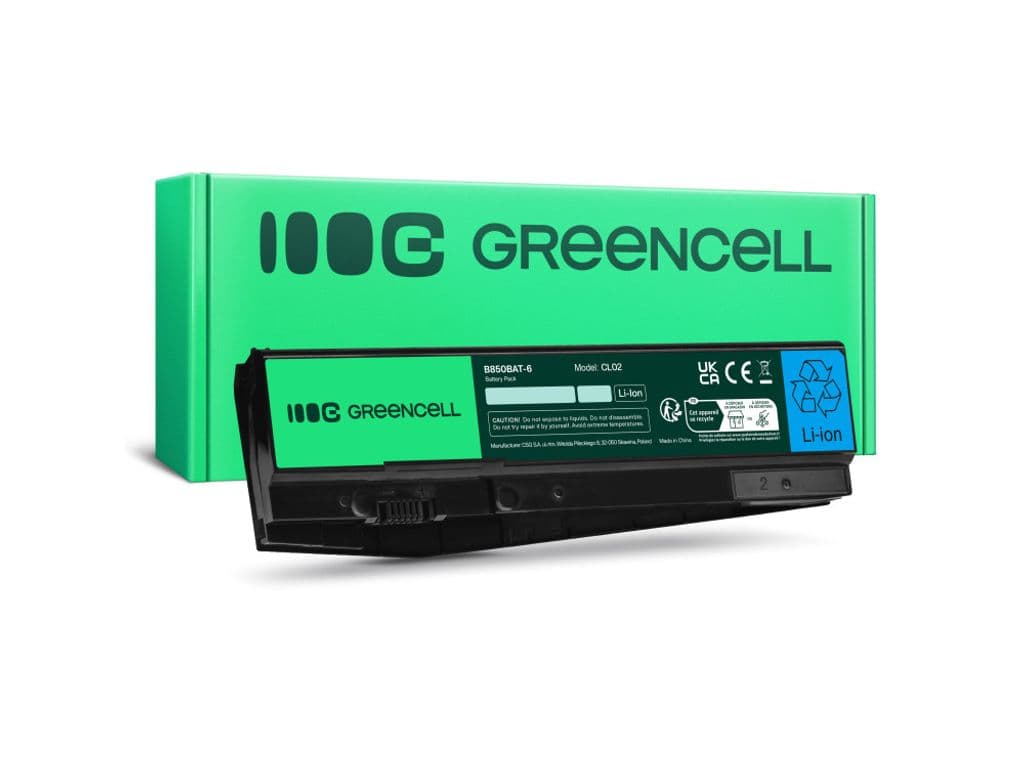 Green Cell N850BAT-6 bærbar batteri for Clevo og Hyperbook N85-serien