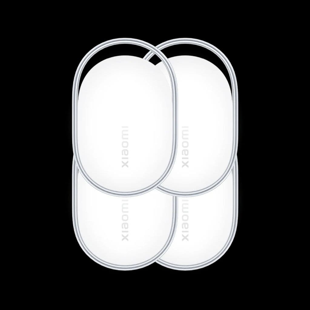 Xiaomi Tag Bluetooth-sporer, 4-pakning – hvit
