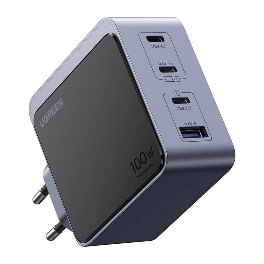 UGREEN Nexode Air X565 100W vegglader – 3 x USB-C + 1 x USB-A