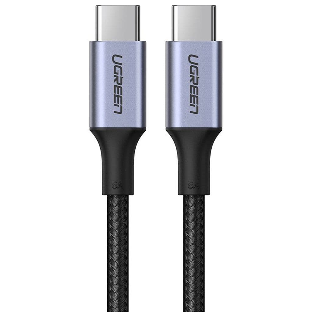 UGREEN US316 USB-C til USB-C-kabel 100 W – 1 m, grå