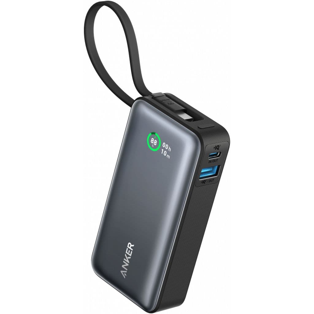 Anker Nano 10000 mAh Powerbank 30W QC+PD - Svart
