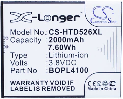 Batteri til HTC Desire 326G etc