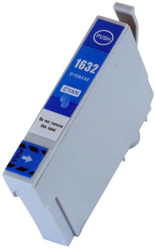 Kompatibel med T1632 (16XL) Blekkpatron cyan for Epson