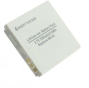 Batteri til NB-4L erstatningsbatteri