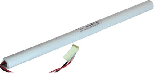 6,0 V 1,25 Ah 20 cm kabelstang NiMh
