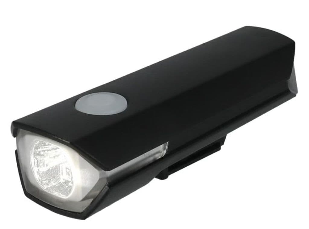 Asaklitt Sykkellykt Front 100lm Oppladbar USB-C 5 Lysmoduser