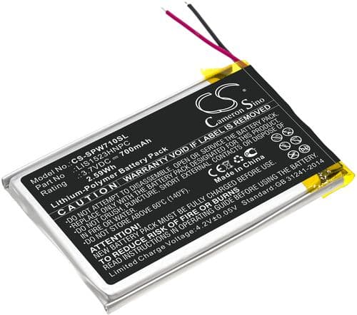 Batteri til Sony Platinum Wireless 7.1 etc