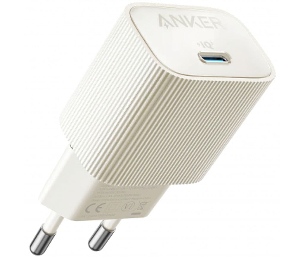Anker 511 Nano 4 Vegglader 30W, 3A, 1x USB-C – Hvit