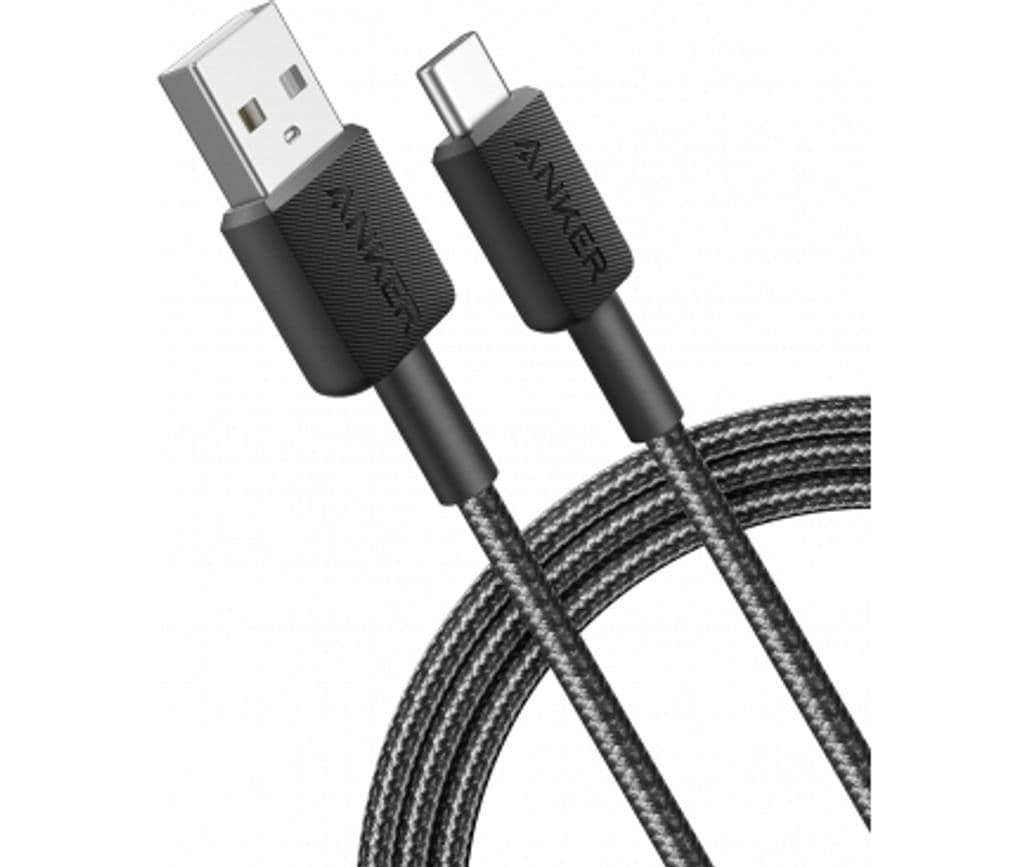 Anker 322 USB-A til USB-C-kabel 18W, 0,9m - svart