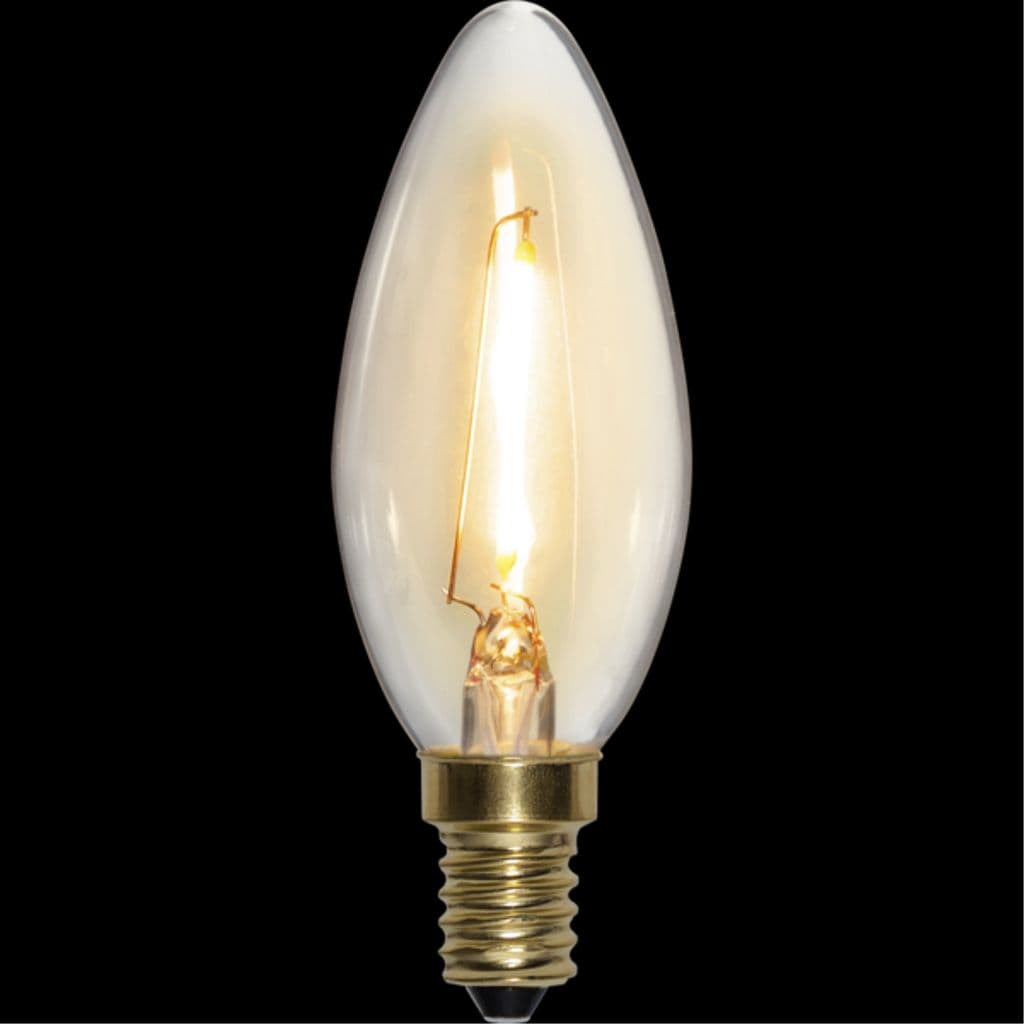 LED-lampe E14 C35 Soft Glow
