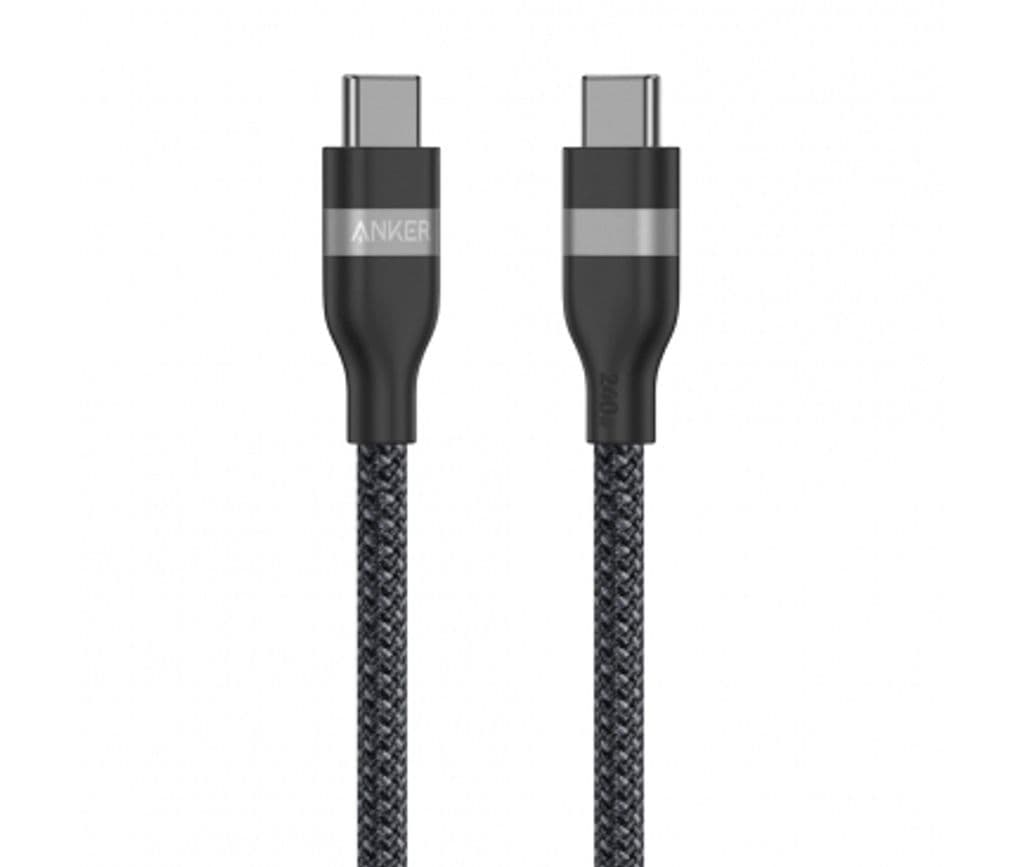 Anker USB-C til USB-C-kabel 240W 0,9m - Svart