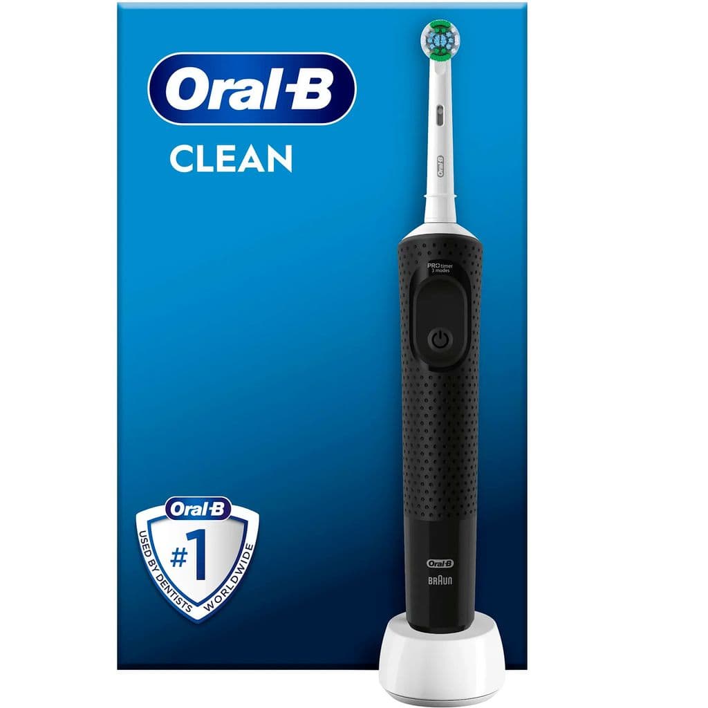 Oral-B Vitality Clean Pro CrossAction elektrisk tannbørste – svart