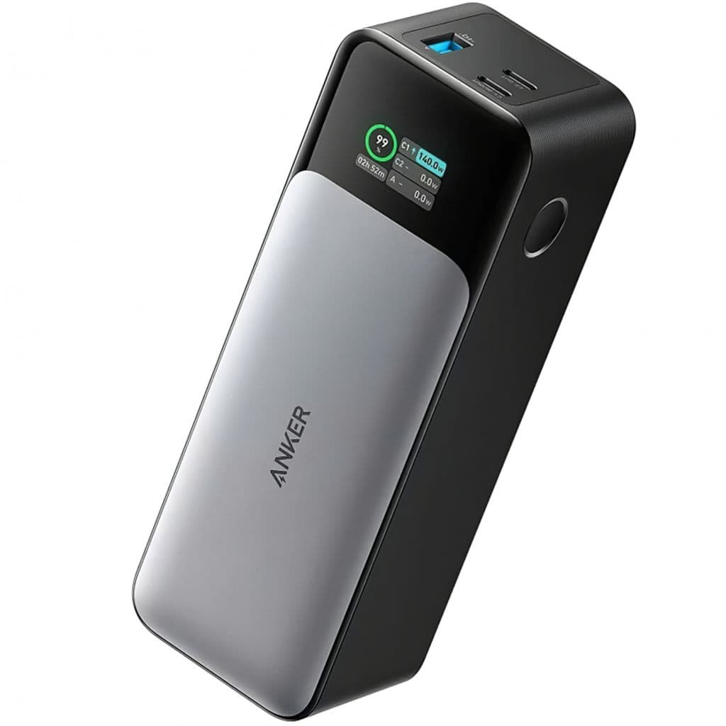 Anker 737 Powerbank 24000mAh, 140W, QC + PD - Svart