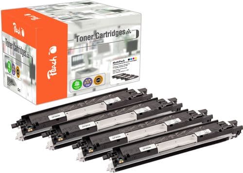 Peach-tonerkassetter som passer CF35-series No 130A Tonerkassett MultiPack Bk/C/M/Y for HP