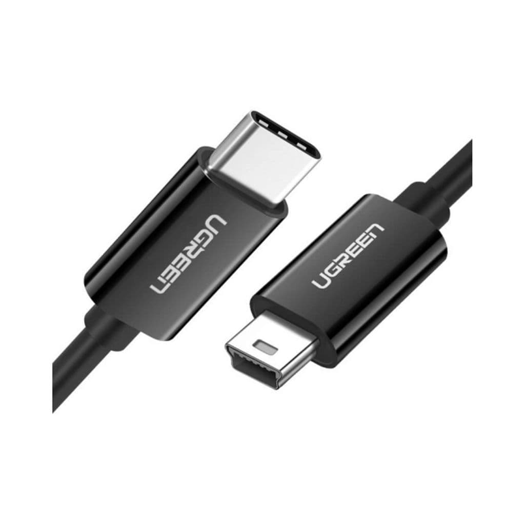 Ugreen USB-C til Mini-USB-kabel 1m - Svart