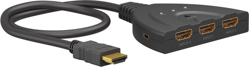 Goobay Series 2.0 HDMI-bryter - Svart
