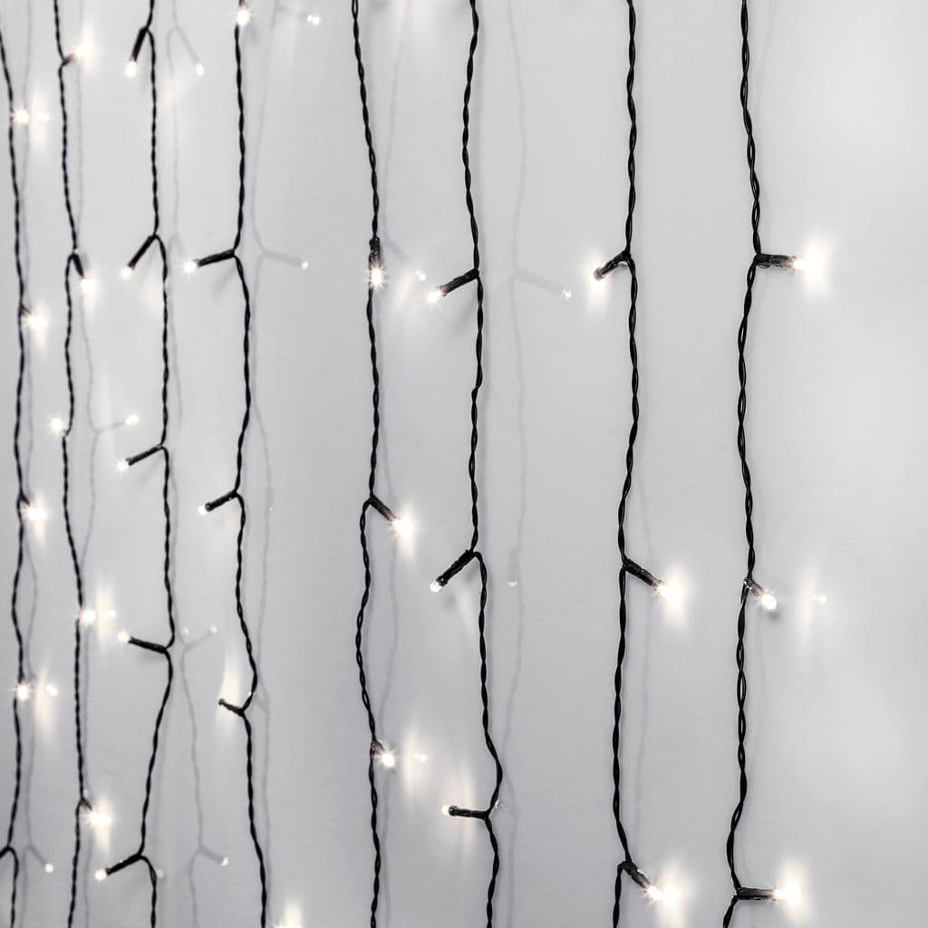 Lysgardin Crispy Ice White - 1,3 x 2,0 m, 120 LED