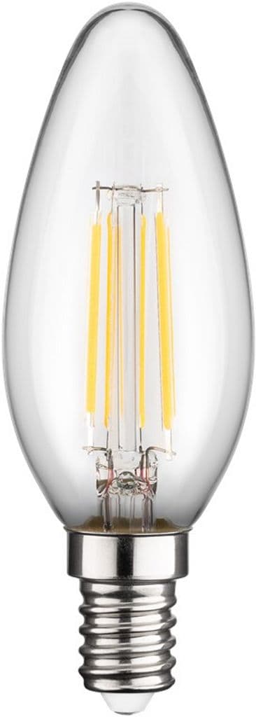 Goobay Filament LED-lampe, 4W, E14 - Varm hvit