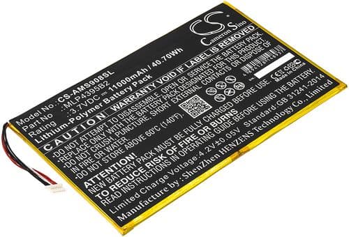 Batteri til Autel MaxiSys MS908 etc