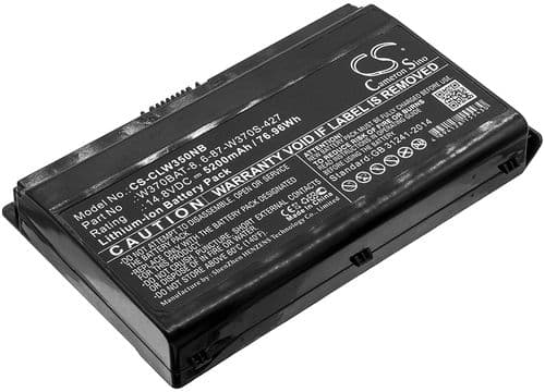 Batteri til Schenker XMG A722 etc