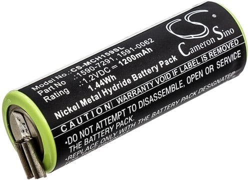 Batteri til Moser ChroMini 1591 osv.