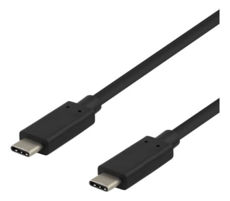 USB-C 3.1-Gen-kabel USB-C hann - USB-C hann 0,5 m svart