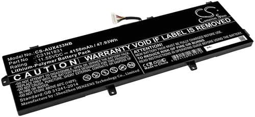 Batteri til Asus Zenbook 14 UX433FQ-A5105R etc
