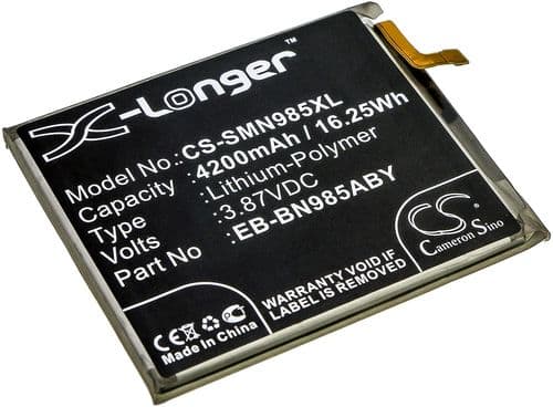 Batteri til Samsung Galaxy Note 20 Ultra osv.
