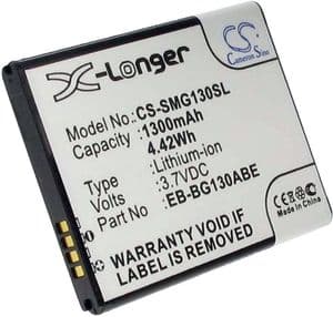 Batteri til EB-BG130ABE erstatningsbatteri
