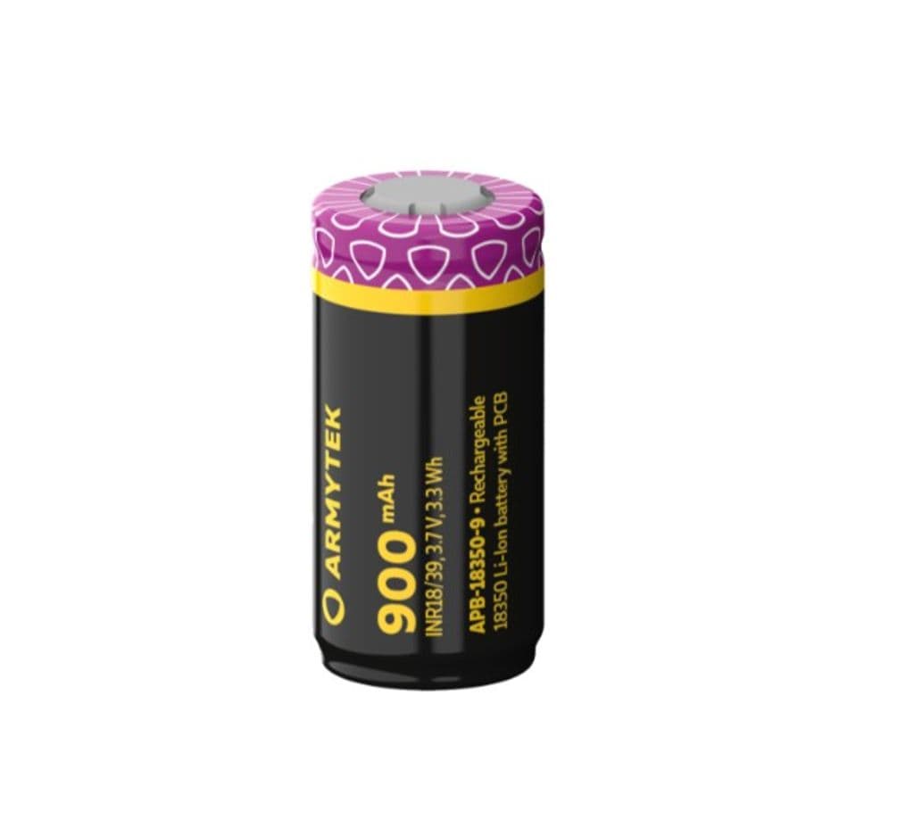 Armytek oppladbart 18350-batteri Li-ion 900mAh PC 3,7V
