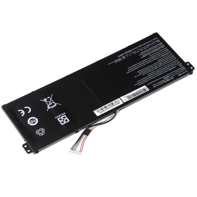 Green Cell-batteri AC14B8K AC14B18J for Acer Aspire etc., 11,4V 2100mAh