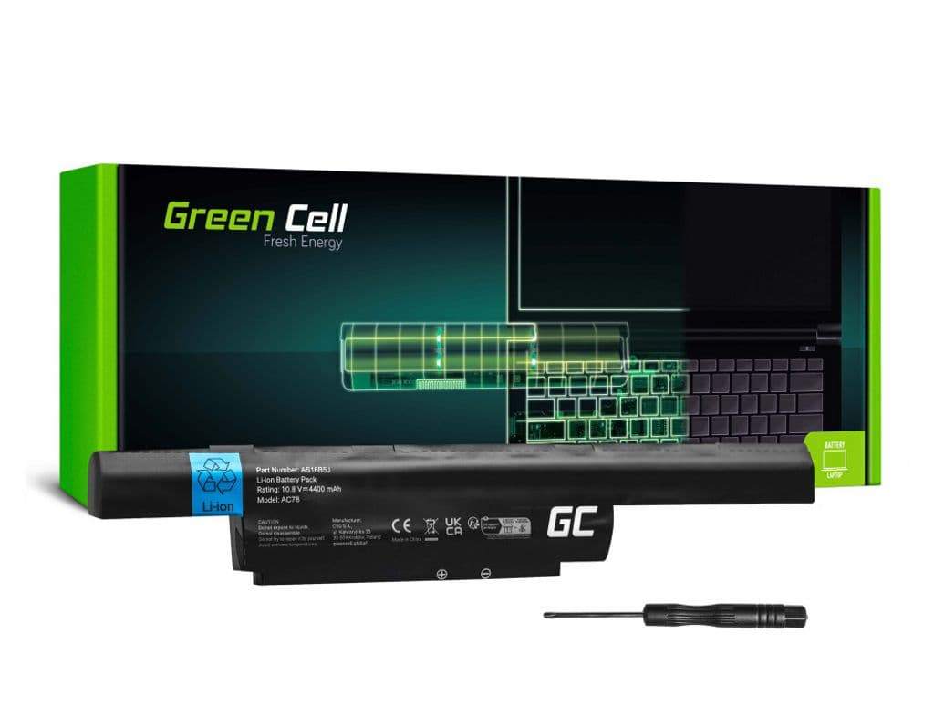 Green Cell-batteri AS16B5J AS16B8J til Acer Aspire