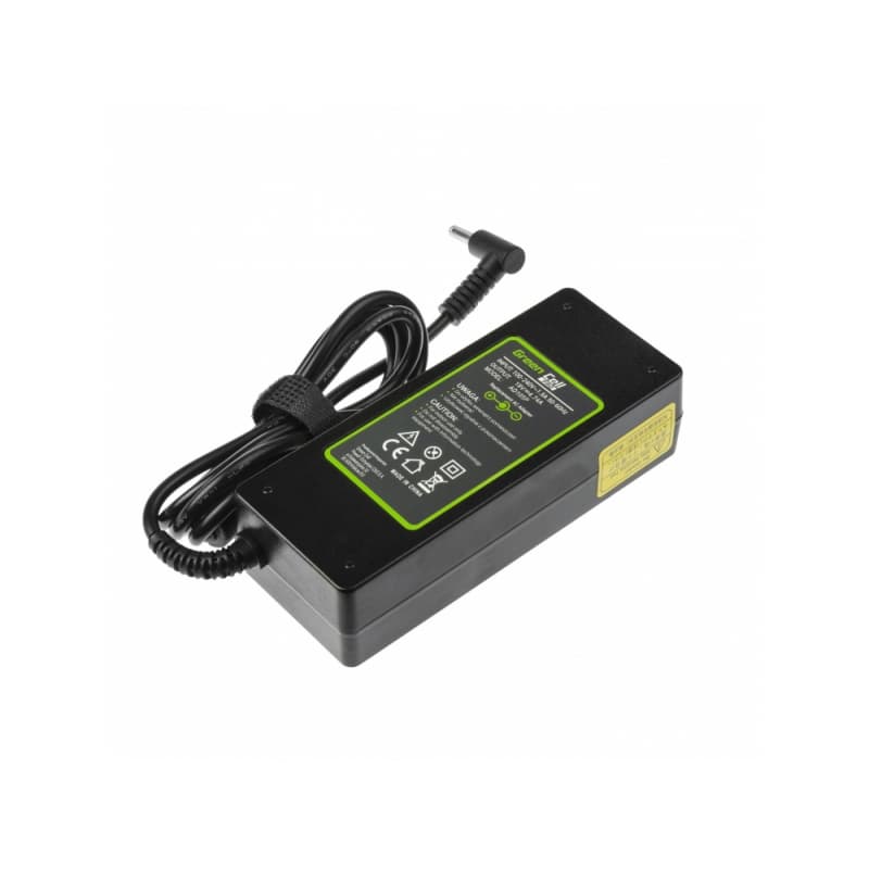 Grønn cellelader til Asus Pro, 19V 4,74A 90W - Svart